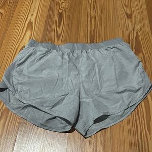 under amour light grey shorts barely worn